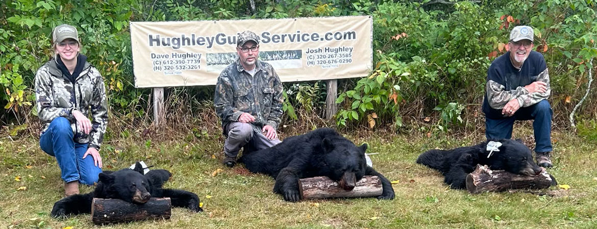 Our first-rate guides have extensive experience and expertise in both hunting bear and guiding hunts